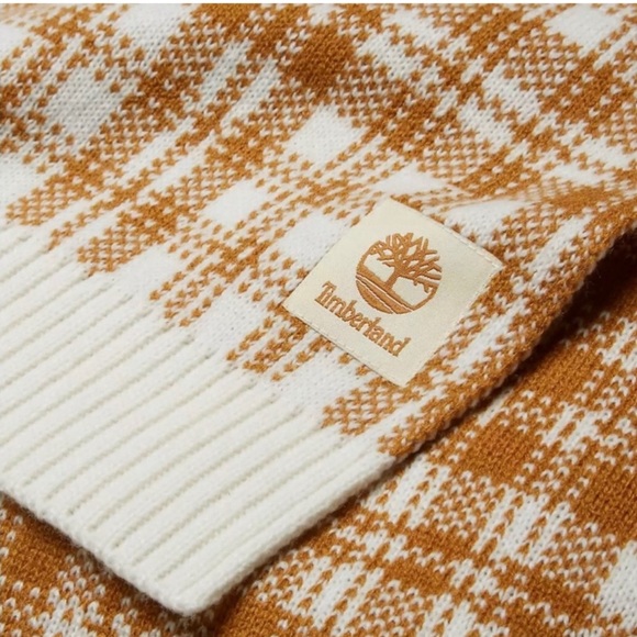 Timberland plaid scarf 10x68 BRAND NEW W/Tags in packaging - Picture 4 of 9